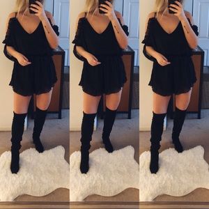 •Silence + Noise Romper•